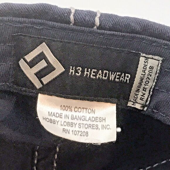 Ford Motor Logo American Flag Distressed Baseball Cap H3 Headwear Adjustable Hat - Picture 8 of 8